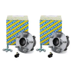 2x SNR Radnabe Radlager + ABS Sensor f&uuml;r FORD Focus C-Max/C-Max 2 1.6 2.0 hinten