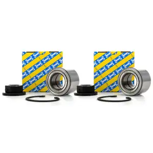 2x SNR Radlagersatz f&uuml;r Ford FIESTA V FOCUS I MK1 FUSION MAZDA 2 DE DY hinten