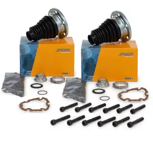 2x SPIDAN Achsmanschette Satz für VW Golf 4 Bora 8L1 Octavia 1 getriebeseitig 1J0498201A