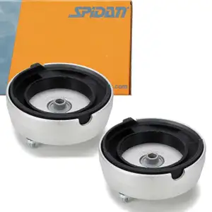 2x SPIDAN 413345 PLUS KIT Federbeinst&uuml;tzlager Domlager + W&auml;lzlager f&uuml;r BMW X5 E70 X6 vorne