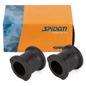 2x SPIDAN Stabilisatorlager f&uuml;r VW Multivan Transporter T5 hinten unten au&szlig;en 7H5511414A
