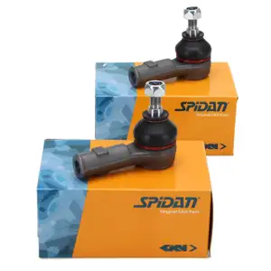 2x SPIDAN Spurstangenkopf f&uuml;r MITSUBISHI Colt CZC/6 SMART ForFour 454 vorne