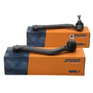 2x SPIDAN Spurstangenkopf f&uuml;r HYUNDAI Sonata 6 i40 KIA Carens 4 Sportage vorne