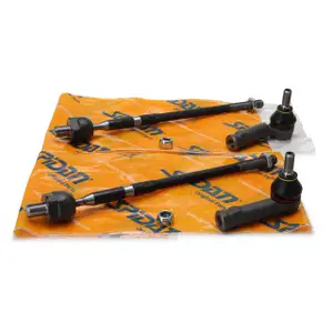 2x SPIDAN Spurstange + Kopf f&uuml;r AUDI A3 8L SEAT Leon SKODA Octavia 1 VW Bora Golf 4 vorne