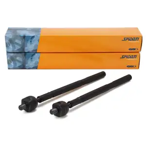 2x SPIDAN 44600 Spurstange Axialgelenk f&uuml;r PEUGEOT 206/CC/SW 206+ vorne 3812.C5