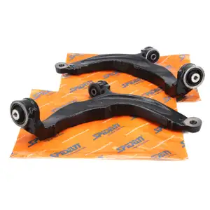 2x SPIDAN Querlenker + Querlenkerlager für VW Multivan Transporter T5 vorne unten