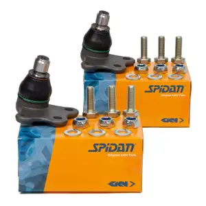 2x SPIDAN Traggelenk f&uuml;r CITROEN C3 2 3 C4 CACTUS DS3 PEUGEOT 2008 208 301 vorne