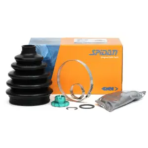 SPIDAN 21589 Achsmanschette Satz f&uuml;r AUDI A1 SEAT Ibiza 3 4 SKODA VW radseitig 6Q0498203A