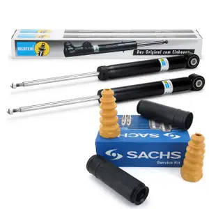 2x BILSTEIN B4 Sto&szlig;d&auml;mpfer + SACHS Staubschutz f&uuml;r SKODA Octavias 2 VW Jetta 4 hinten