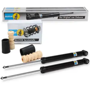 2x BILSTEIN B4 Stoßdämpfer + B1 Staubschutz für SKODA Fabia 1 + Fabia 2 Combi hinten