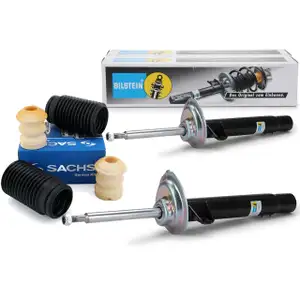 2x BILSTEIN B4 Sto&szlig;d&auml;mpfer + SACHS Staubschutz f&uuml;r BMW E46 320-330i 320d 330d vorne