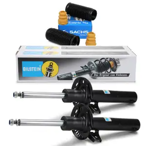2x BILSTEIN B4 Sto&szlig;d&auml;mpfer + SACHS Staubschutz f&uuml;r VW Beetle Golf 6 + Variant vorne