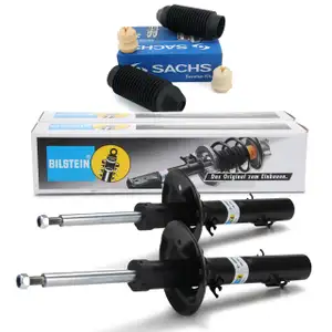 2x BILSTEIN B4 Sto&szlig;d&auml;mpfer + SACHS Staubschutz f&uuml;r AUDI A3 VW Bora Golf 4 Allrad vorne