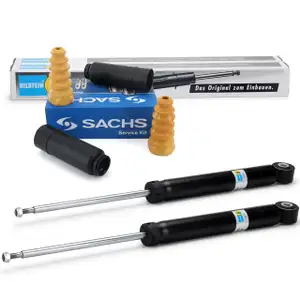 2x BILSTEIN B4 Sto&szlig;d&auml;mpfer + SACHS Staubschutz f&uuml;r VW Touran 1T1 1T2 1T3 hinten