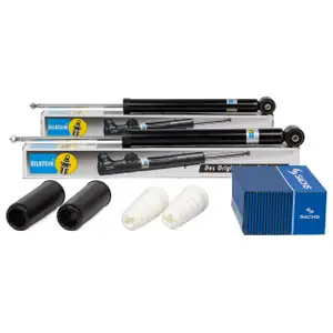 2x BILSTEIN B4 shock absorbers + SACHS dust covers for SKODA Roomster/Praktik 5J (rear)