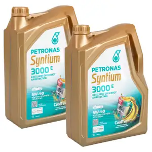 10L 10 Liter PETRONAS Syntium 3000 E 5W-40 Motor&ouml;l &Ouml;l f&uuml;r BMW LL-01 MB 229.5 VW 502/505.00