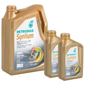 7L 7 Liter PETRONAS Syntium 5000 CP 5W-30 Motor&ouml;l &Ouml;l f&uuml;r MB 229.51/52 PSA B712290 Renault