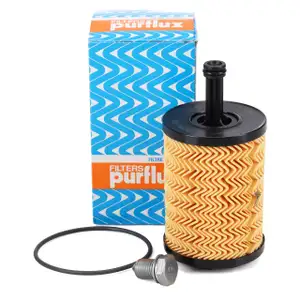PURFLUX &Ouml;lfilter + Schraube f&uuml;r VW Golf 4 5 6 Passat Polo Sharan Touran T4 T5 1.2-2.5 TDI