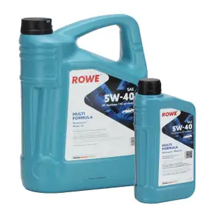 6L 6 Liter ROWE MULTI FORMULA 5W-40 5W40 Motor&ouml;l &Ouml;l f&uuml;r MB 229.31/51 VW 505.00/505.01