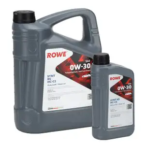 6L 6 Liter ROWE SYNT RS HC-C2 0W-30 Motor&ouml;l &Ouml;l ACEA C2 f&uuml;r PSA B712312 9.55535-DS1/GS1