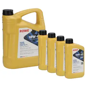 9L 9 Liter ROWE SUPER LEICHTLAUF HC-O 10W-40 10W40 Motor&ouml;l &Ouml;l f&uuml;r MB 229.3 501.01/505.00