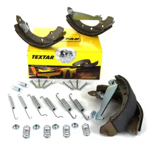 TEXTAR 91044700 Bremsbacken + Federn Satz f&uuml;r VW Lupo Polo 6N SEAT Arosa Ibiza 2 ohne ABS