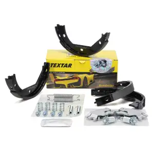 TEXTAR 91049300 Bremsbacken + Federn + Nachsteller Satz f&uuml;r BMW E81-88 E46 E90-93 F30-34