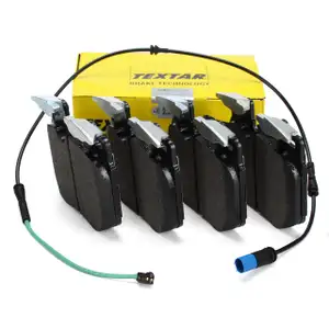 TEXTAR 2261801 Bremsbelage + Warnkontaktsensor f&uuml;r BMW G30 G31 G32 G11 G12 G14 G15 vorne