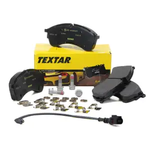TEXTAR 2217801 Bremsbel&auml;ge + Wako MAN TGE f&uuml;r VW Crafter SY SX SZ 1LB 1LC vorne