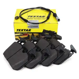 TEXTAR 2502805 Bremsbel&auml;ge + Warnkontaktsensor f&uuml;r BMW 2er F87 M2 3er F30-34 4er vorne