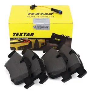 TEXTAR 2392302 Bremsbel&auml;ge + Warnsensor f&uuml;r MERCEDES GL-Klasse bis Fgst. A409082 hinten