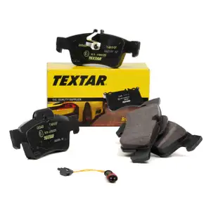TEXTAR 2333403 Bremsbeläge + Wako für Mercedes W211 W212 C218 X218 W220 W221 R230 hinten