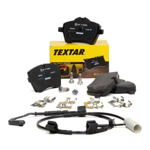 TEXTAR 2398404 Bremsbel&auml;ge + Wako f&uuml;r MINI R50 R53 R56 R55 R57 bis 08.2010 vorne
