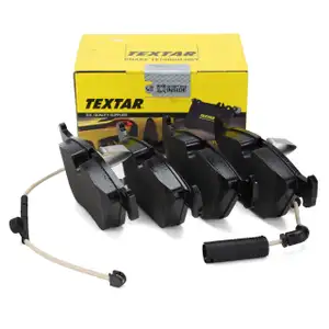 TEXTAR 2318302 Brake Pads + Warning Contact Cable for BMW Z4 E85 E86 3.0si 265 hp (front)