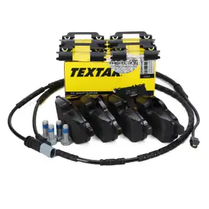 TEXTAR 2455901 Bremsbel&auml;ge + Warnkontaktkabel f&uuml;r BMW Z4 E89 sDrive18-35i 156-305 hinten