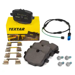 TEXTAR 2470401 Bremsbel&auml;ge + Wako f&uuml;r BMW 5er G30 G31 7er G11 G12 8er G14-16 X3 X5 hinten