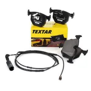TEXTAR 2148703 Bremsbel&auml;ge + Wako f&uuml;r BMW 3er E46 330i 330xi 330d 330xd hinten