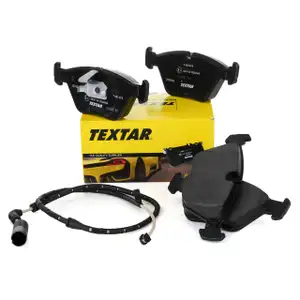 TEXTAR 2318302 Bremsbel&auml;ge + Wako f&uuml;r BMW X3 E83 2.0-3.0d 2.0-3.0i bis 08.2010 vorne