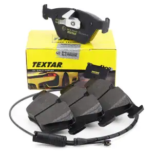 TEXTAR 2347402 Bremsbel&auml;ge + Warnsensor f&uuml;r BMW 3er E36 M3 3.0/3.2 Z3M 286/321/325 vorne