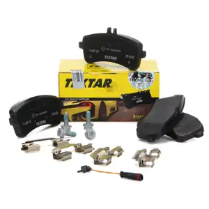 TEXTAR 2516302 Bremsbelagsatz + Wako f&uuml;r MERCEDES S-Klasse W222 A217 C217 hinten