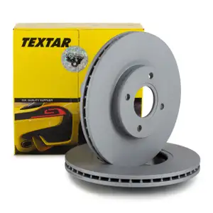 TEXTAR 92252403 Bremsscheiben Satz für FORD B-Max Fiesta 6 MK6 vorne