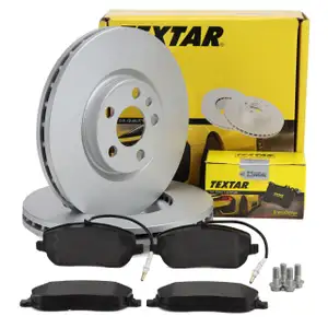 TEXTAR Bremsscheiben + Bremsbel&auml;ge + Sensor f&uuml;r CITROEN C8 Jumpy PEUGEOT 807 Expert vorne