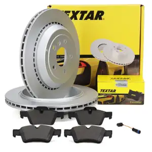 TEXTAR Bremsscheiben + Bremsbel&auml;ge + Sensor f&uuml;r MERCEDES GL-Klasse X164 18 Zoll hinten