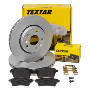 TEXTAR Bremsscheiben + Bremsbel&auml;ge f&uuml;r MERCEDES Citan 415 RENAULT Kangoo 15/16 Zoll vorne
