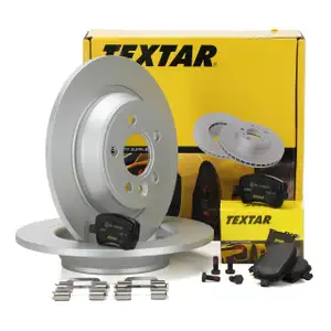 TEXTAR Bremsscheiben + Bel&auml;ge f&uuml;r LAND ROVER Range Rover Evoque L538 hinten