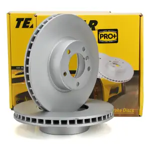 TEXTAR 92107105 Bremsscheiben Satz f&uuml;r BMW 5er E39 530-540i 530d ab 2000 vorne