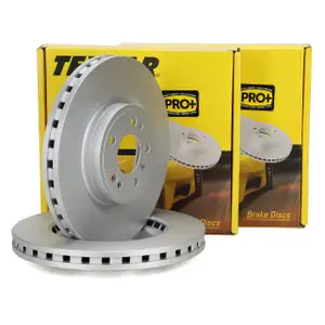 TEXTAR 92260405 Brake Disc Set for Mercedes GLE-Class and M-Class W166 (Front) 1664211300