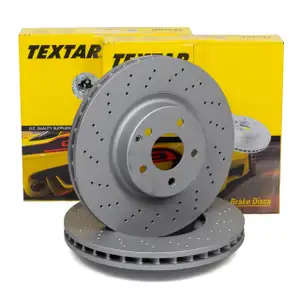 TEXTAR 92120207 Bremsscheiben Satz f&uuml;r MERCEDES E-Klasse W211 S211 R230 vorne 2304210812