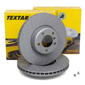 TEXTAR 92265025 Bremsscheiben Satz f&uuml;r BMW F20 F21 F22 F23 F30-34 F32-36 vorne 34106797602