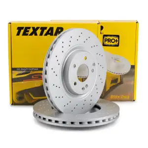 TEXTAR 92119805 Bremsscheiben Satz für MERCEDES W203 S203 Cl203 C/A209 vorne 2034211312